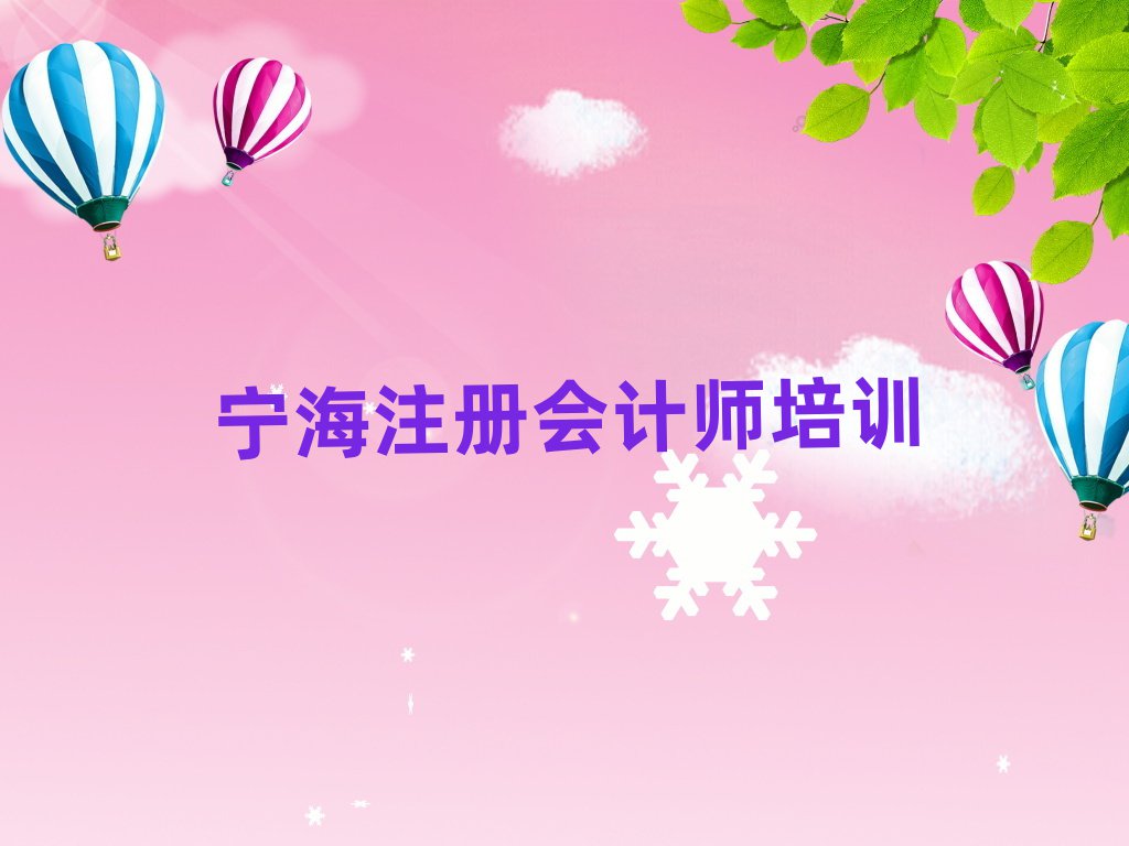 2024年寧海注冊(cè)會(huì)計(jì)師培訓(xùn)機(jī)構(gòu)