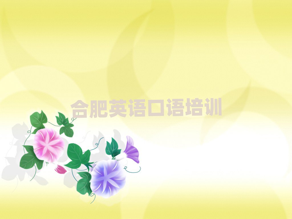合肥蜀山區(qū)哪家英語口語學(xué)校好名單揭秘一覽
