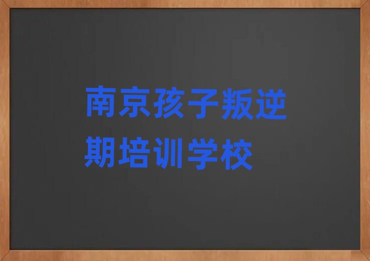 2025年南京孩子叛逆期培訓(xùn)機(jī)構(gòu)名錄名單一覽