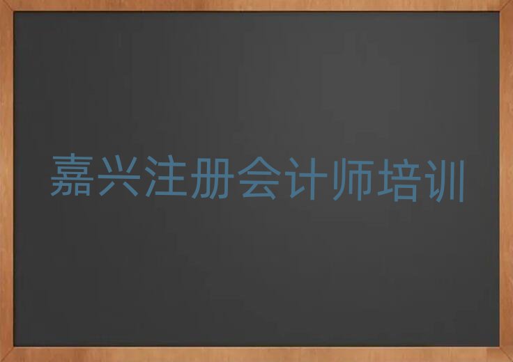 嘉興注冊(cè)會(huì)計(jì)師培訓(xùn)在哪學(xué)十大正規(guī)排行