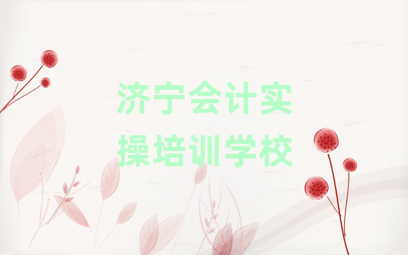 濟(jì)寧任城區(qū)培訓(xùn)會計(jì)實(shí)操學(xué)費(fèi)多少錢一個(gè)月