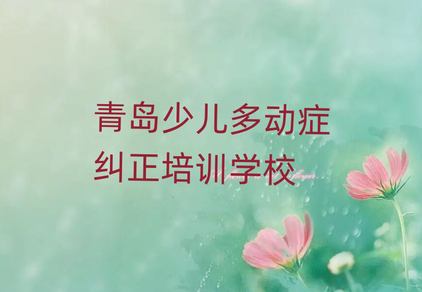 2025年青島市北區(qū)少兒多動癥糾正培訓班好貴
