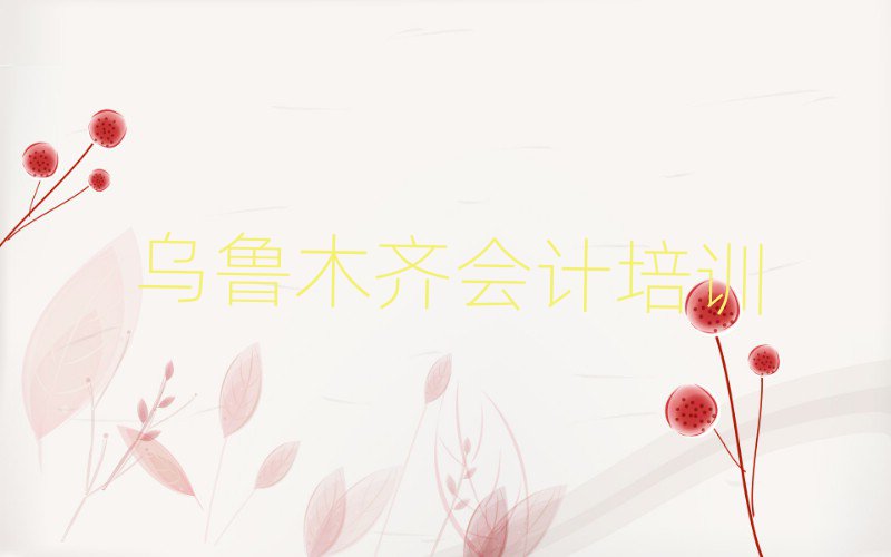 烏魯木齊會計培訓(xùn)要選擇哪里的學(xué)校