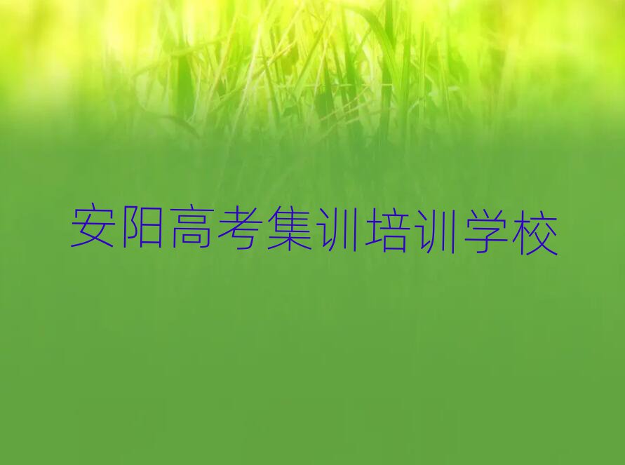 2025年安陽北關(guān)區(qū)高考集訓(xùn)培訓(xùn)哪里學(xué)高考集訓(xùn)有學(xué)校