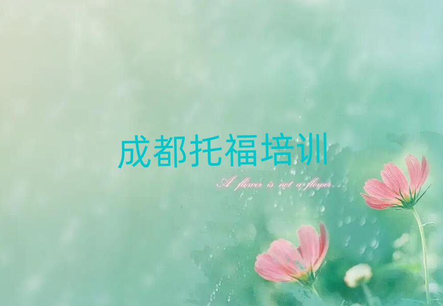 成都成華區(qū)托福培訓(xùn)班哪家好排名