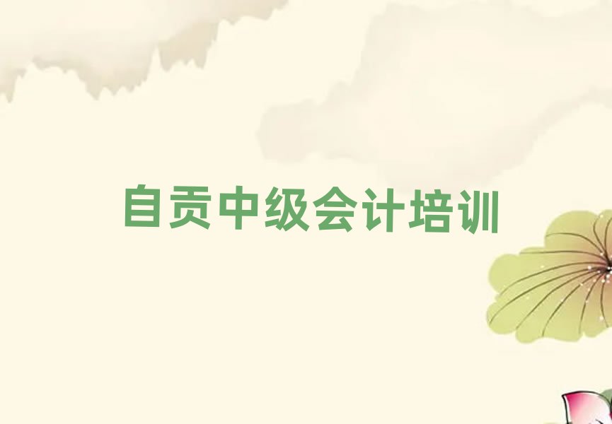 2025年自貢自流井區(qū)中級會計口碑比較好的中級會計教育機(jī)構(gòu)