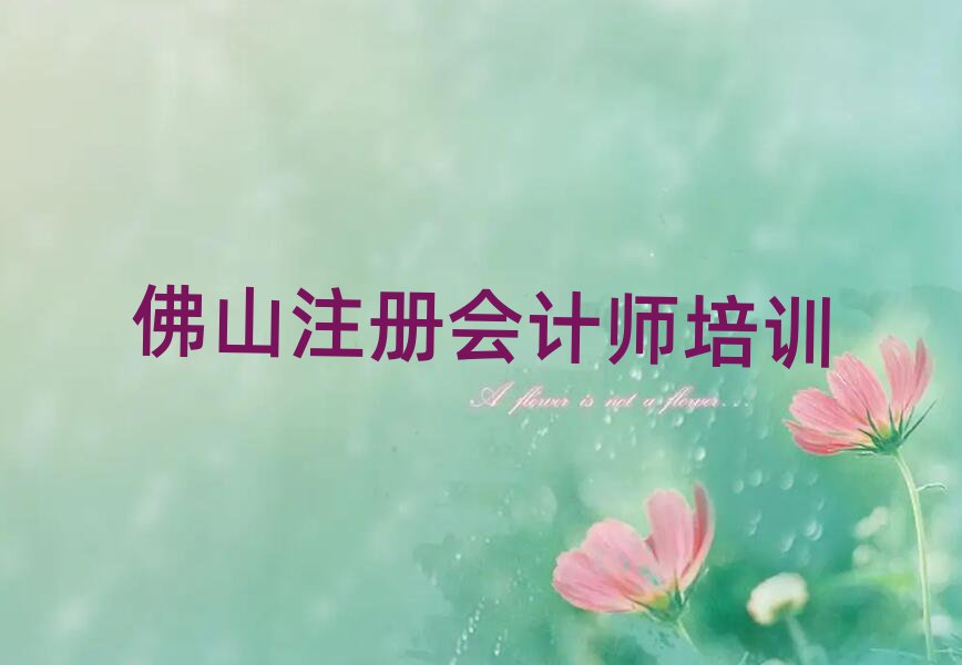 6月佛山高明區(qū)注冊(cè)會(huì)計(jì)師培訓(xùn)學(xué)校學(xué)費(fèi)多少錢(qián)啊?推薦一覽