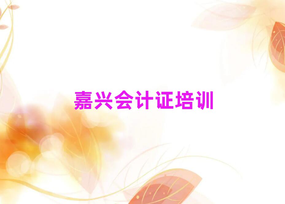 嘉興會(huì)計(jì)證培訓(xùn)學(xué)校哪家好排名口碑好的