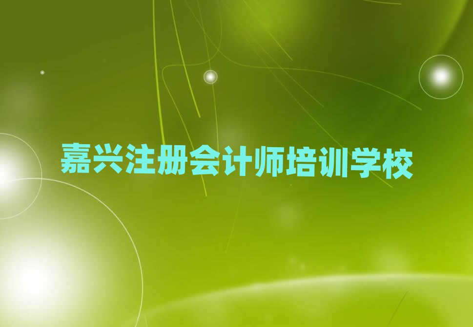 嘉興什么學(xué)校學(xué)注冊(cè)會(huì)計(jì)師好十大排行